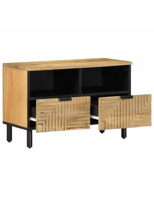 Tv skříňka hnědé 70x33x46 cm masivní mangovníkové dřevo
