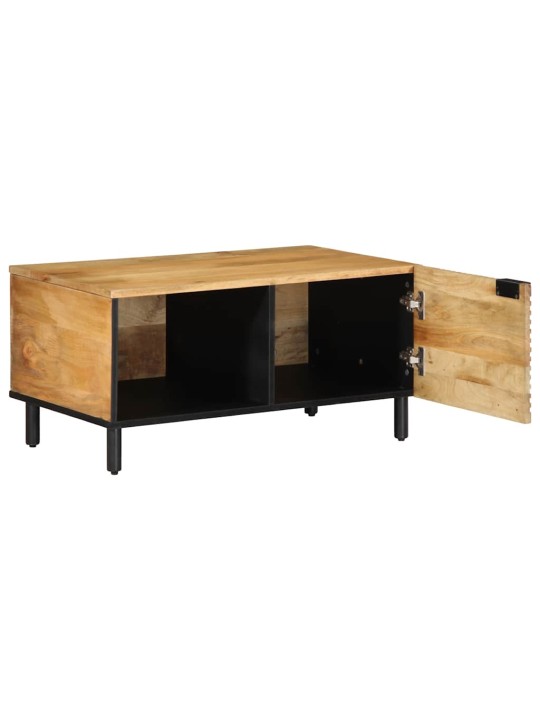 Konferenční stolek hnědý 80x50x40 cm masivní mangovníkové dřevo