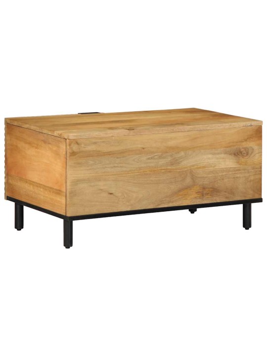 Konferenční stolek hnědý 80x50x40 cm masivní mangovníkové dřevo