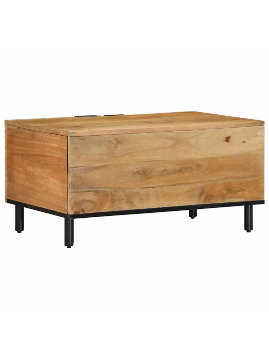 Konferenční stolek hnědý 80x50x40 cm masivní mangovníkové dřevo