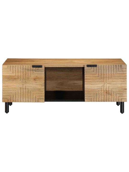 Konferenční stolek hnědá 100x54x40cm masivní mangovníkové dřevo