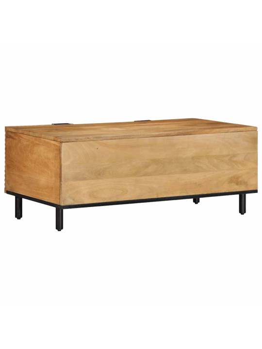 Konferenční stolek hnědá 100x54x40cm masivní mangovníkové dřevo