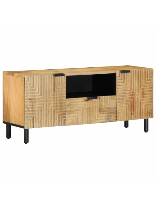 Tv skříňka hnědý 105x33x46 cm masivní mangovníkové dřevo