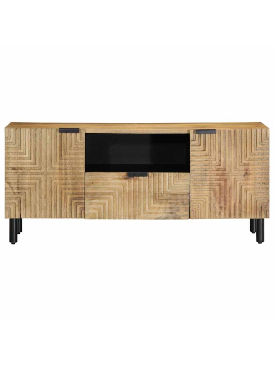 Tv skříňka hnědý 105x33x46 cm masivní mangovníkové dřevo
