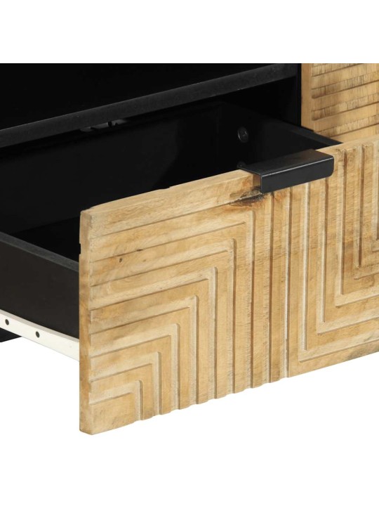 Tv skříňka hnědý 105x33x46 cm masivní mangovníkové dřevo