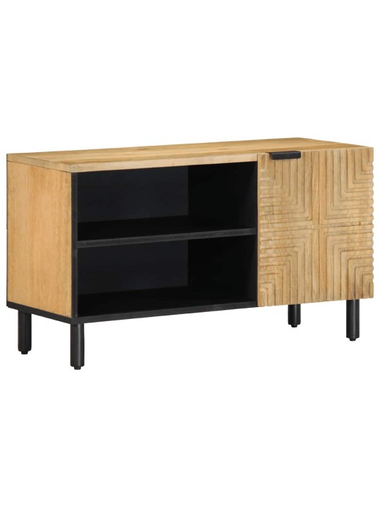 Tv skříňka hnědá 80x31,5x46 cm masivní mangovníkové dřevo