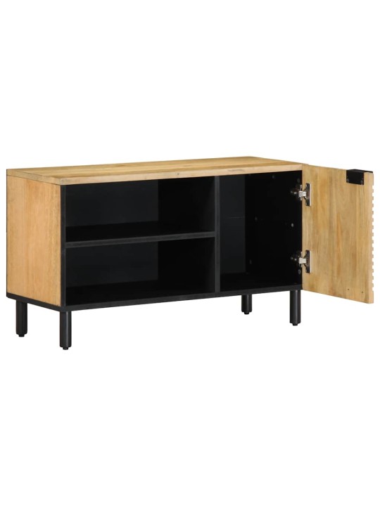 Tv skříňka hnědá 80x31,5x46 cm masivní mangovníkové dřevo