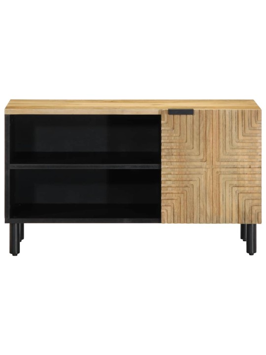 Tv skříňka hnědá 80x31,5x46 cm masivní mangovníkové dřevo