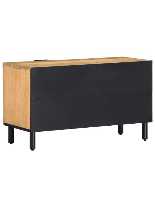 Tv skříňka hnědá 80x31,5x46 cm masivní mangovníkové dřevo