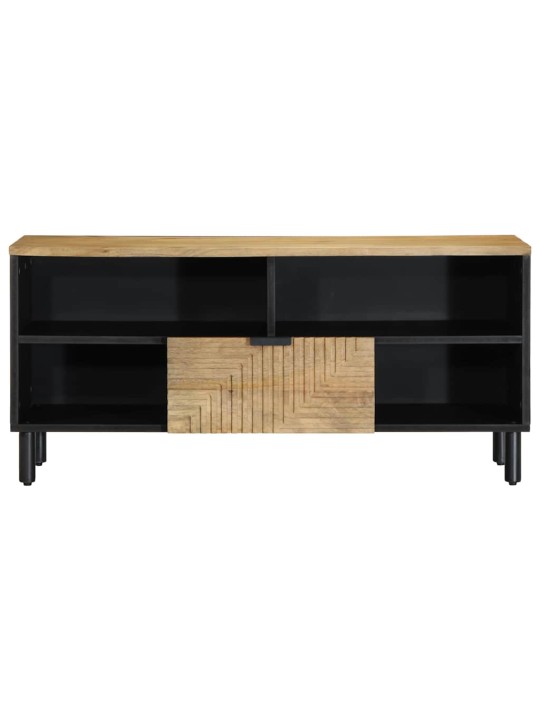 Tv skříňka hnědá 100x33x46 cm masivní dřevo mango