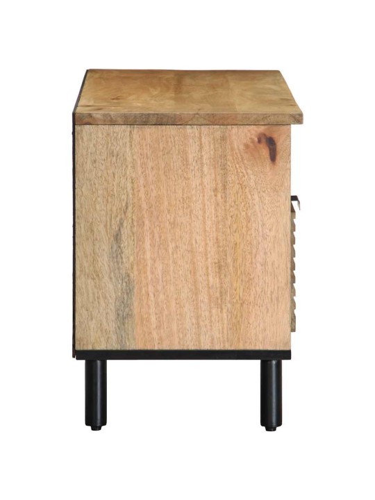 Tv skříňka hnědá 100x33x46 cm masivní dřevo mango