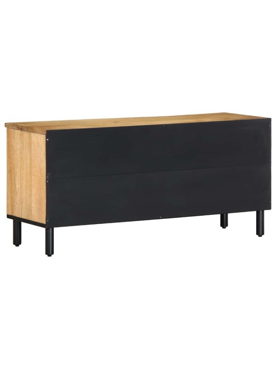 Tv skříňka hnědá 100x33x46 cm masivní dřevo mango