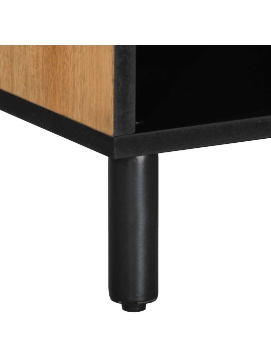 Tv skříňka hnědá 100x33x46 cm masivní dřevo mango