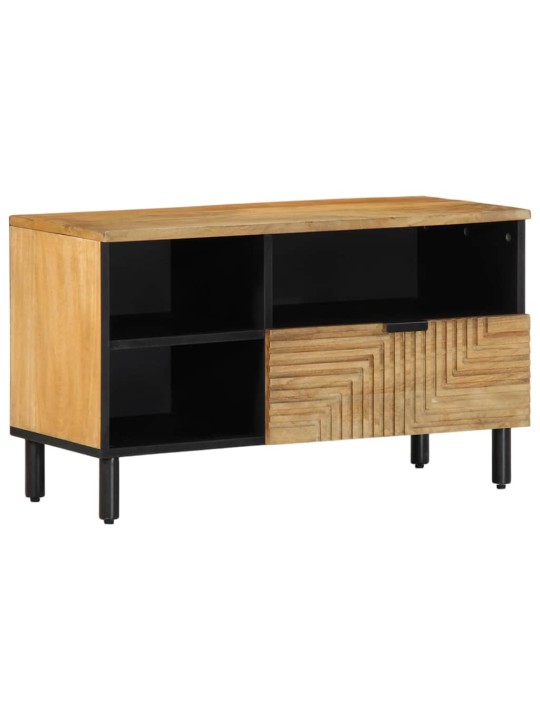 Tv skříňka hnědá 80x33x46 cm masivní dřevo mango