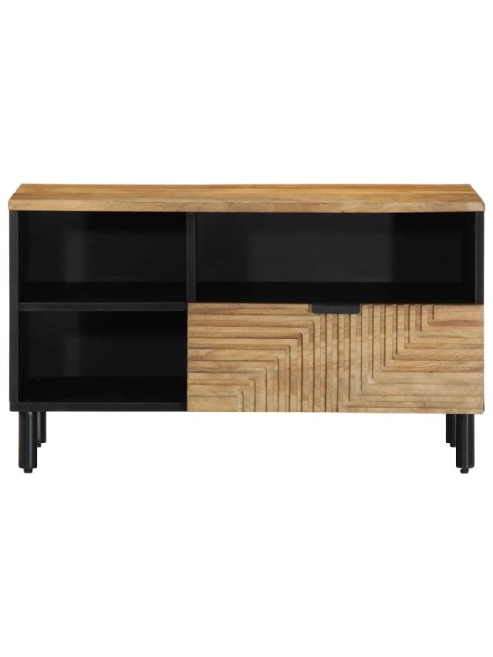 Tv skříňka hnědá 80x33x46 cm masivní dřevo mango