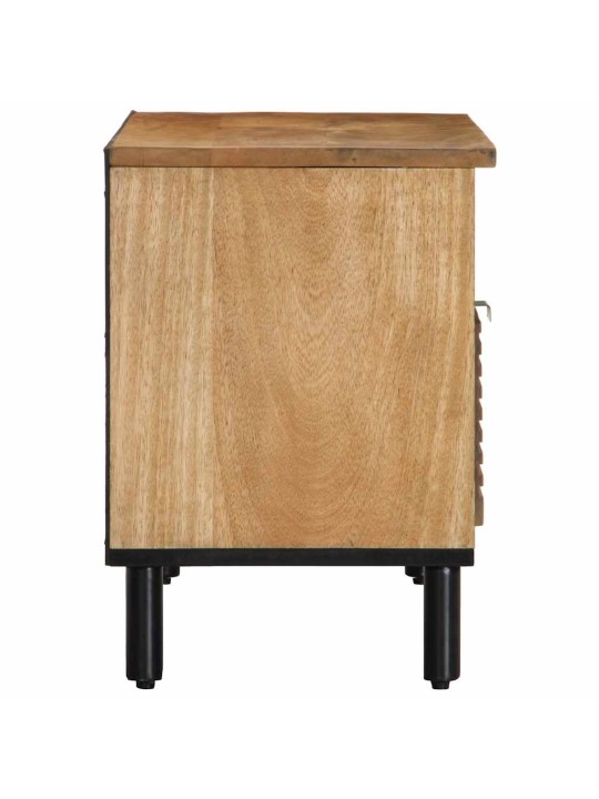 Tv skříňka hnědá 80x33x46 cm masivní dřevo mango