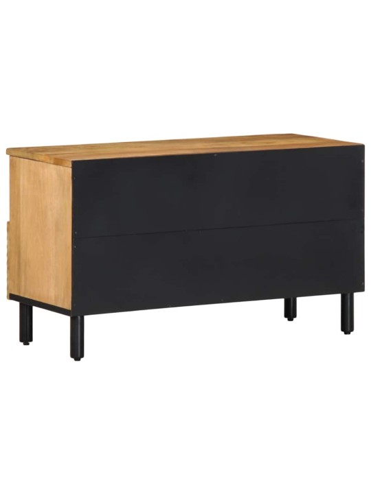 Tv skříňka hnědá 80x33x46 cm masivní dřevo mango