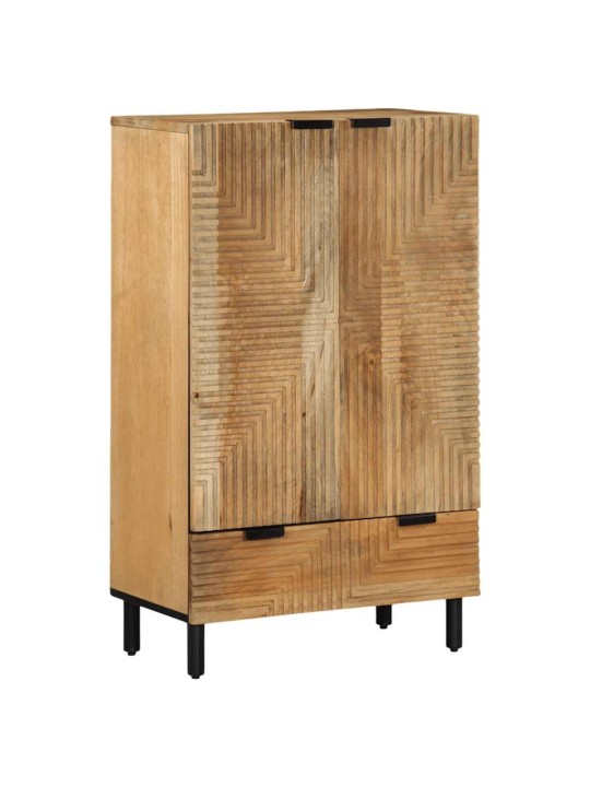 Skříň highboard hnědý 60x33x100 cm masivní mangovníkové dřevo