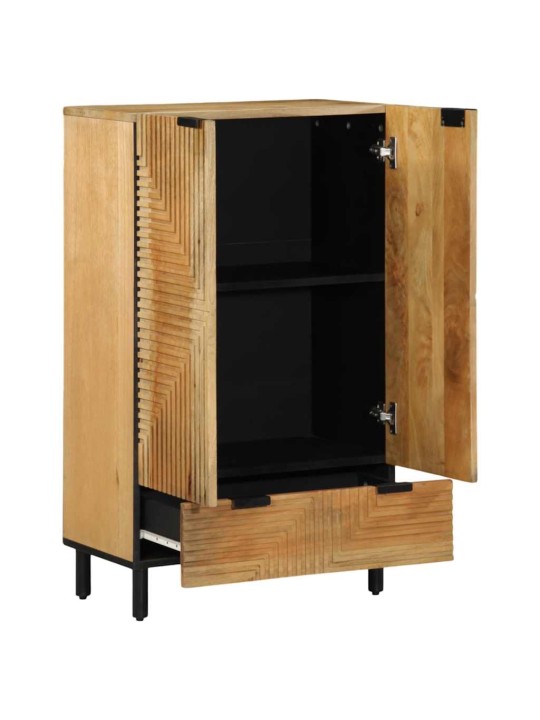Skříň highboard hnědý 60x33x100 cm masivní mangovníkové dřevo