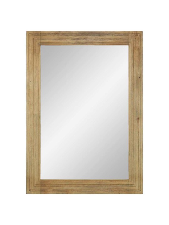 Koupelnové zrcadlo hnědé 50x70x2,5 cm masivní dřevo mango