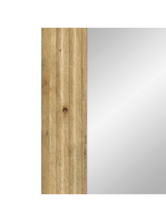 Koupelnové zrcadlo hnědé 50x70x2,5 cm masivní dřevo mango