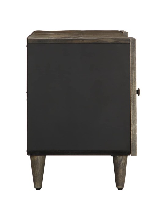 Tv skříňka světle šedá 105x33,5x46cm masivní mangovníkové dřevo