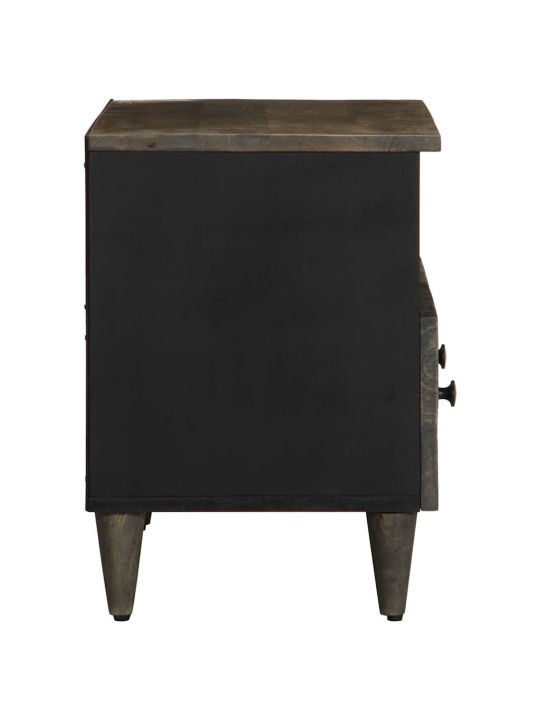 Tv skříňka světle šedá 70x33,5x46 cm masivní mangovníkové dřevo