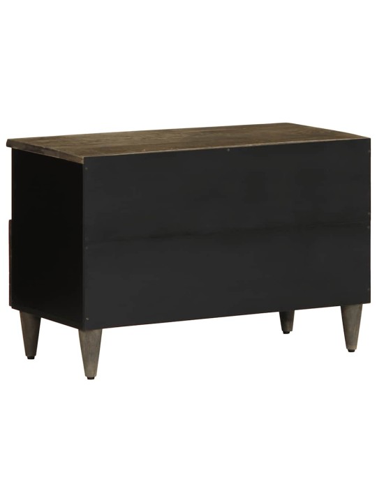 Tv skříňka světle šedá 70x33,5x46 cm masivní mangovníkové dřevo