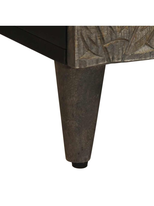 Tv skříňka světle šedá 70x33,5x46 cm masivní mangovníkové dřevo