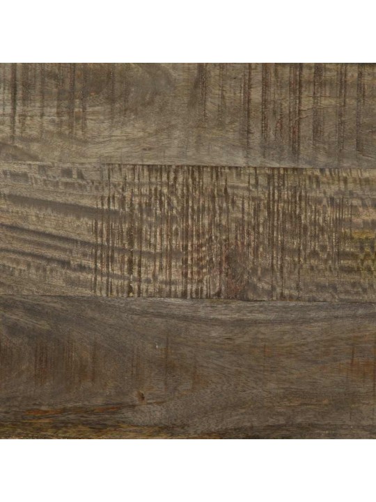 Příborník světle šedá 60x33,5x75 cm masivní mangovníkové dřevo
