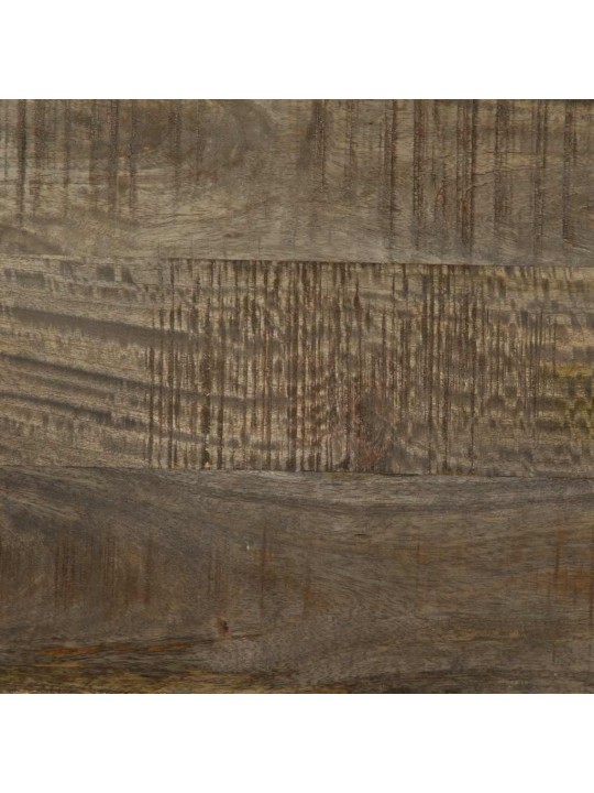 Konferenční stolek světle šedá 80x50x40 cm masivní mangovník