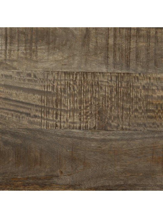 Noční stolky 2 ks světle šedá 40x33x46 cm masivní mangovník