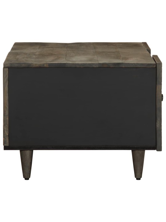 Coffee table světle šedá 100x54x40cm masivní mangovníkové dřevo