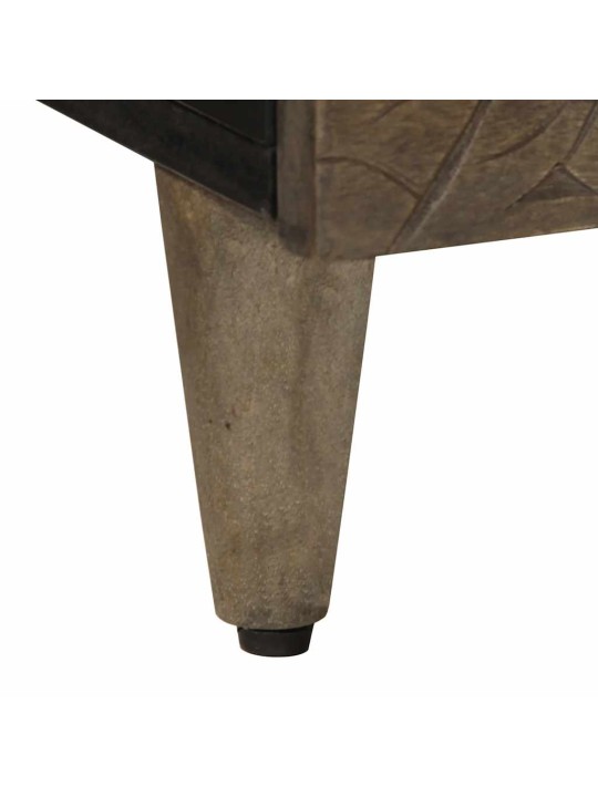 Coffee table světle šedá 100x54x40cm masivní mangovníkové dřevo