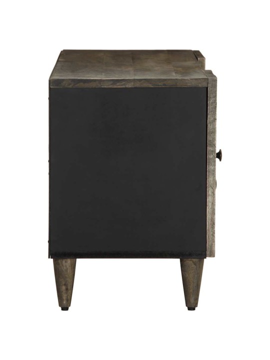 Tv skříňka světle šedá 105x33,5x46cm masivní mangovníkové dřevo