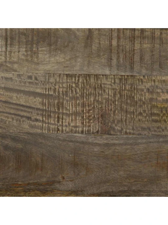 Tv skříňka černá 100 x 33 x 46 cm masivní mangovníkové dřevo