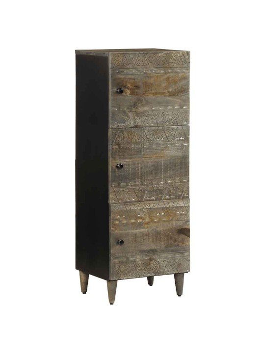 Skříň highboard 40 x 33 x 110 cm masivní mangovníkové dřevo