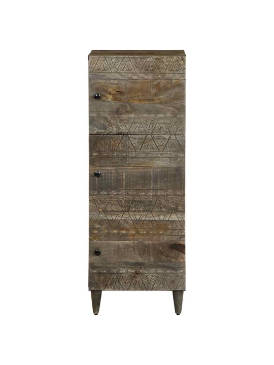 Skříň highboard 40 x 33 x 110 cm masivní mangovníkové dřevo