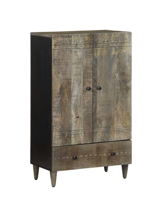Skříň highboard 60x33x110 cm masivní mangovníkové dřevo