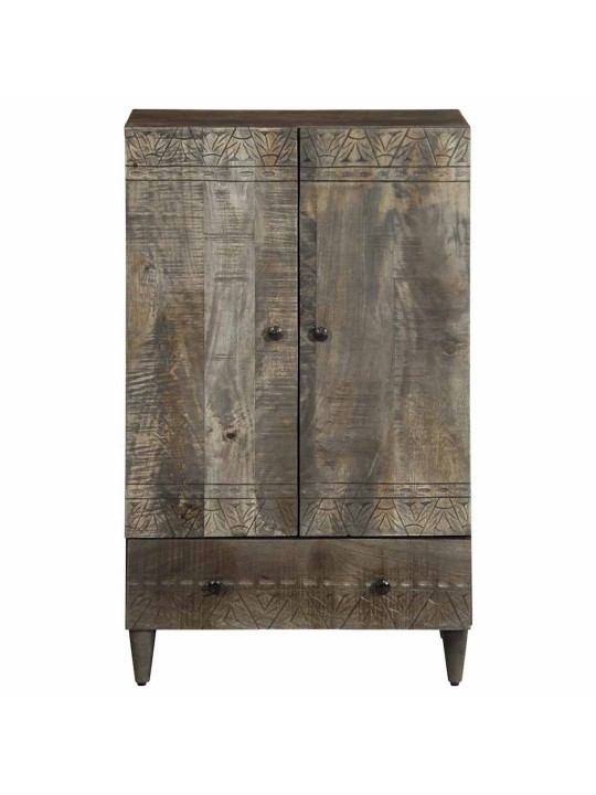 Skříň highboard 60x33x110 cm masivní mangovníkové dřevo