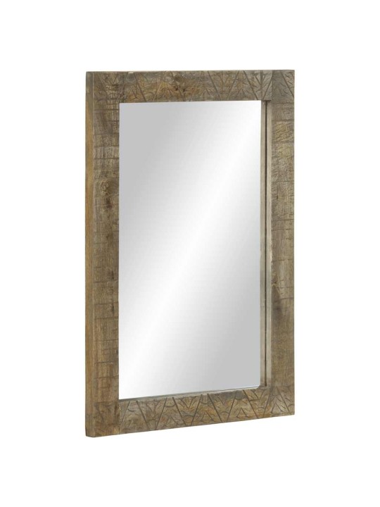 Koupelnové zrcadlo 50x2,5x70 cm masivní mangovníkové dřevo
