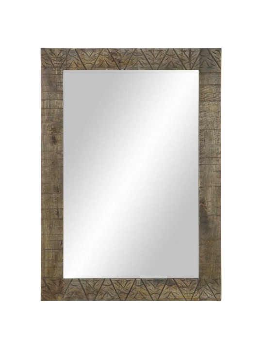 Koupelnové zrcadlo 50x2,5x70 cm masivní mangovníkové dřevo