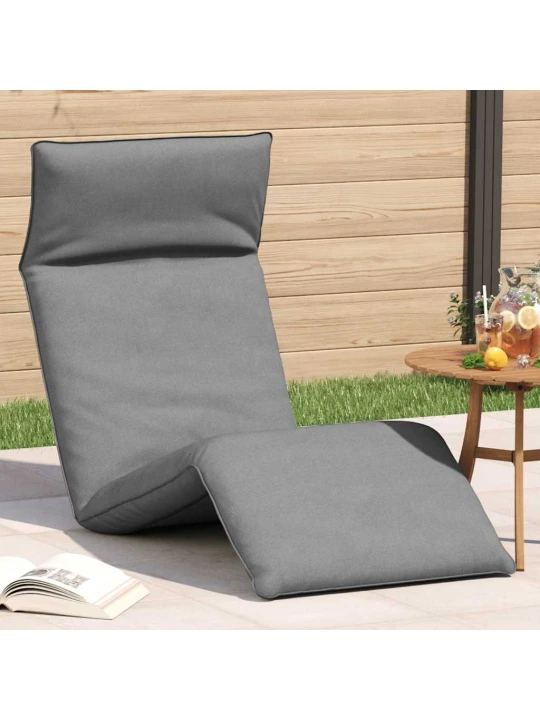 Skládací lehátko grey 175x54x8,5 cm oxfordská látka
