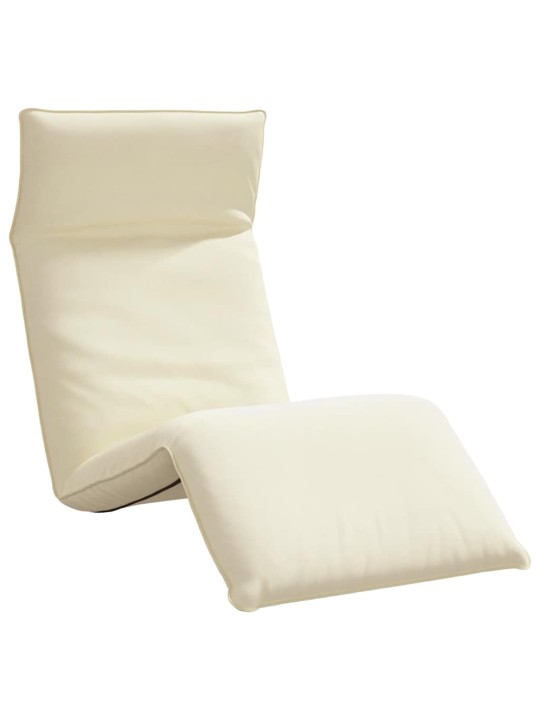 Skládací lehátko cream 175x54x8,5 cm oxfordská látka
