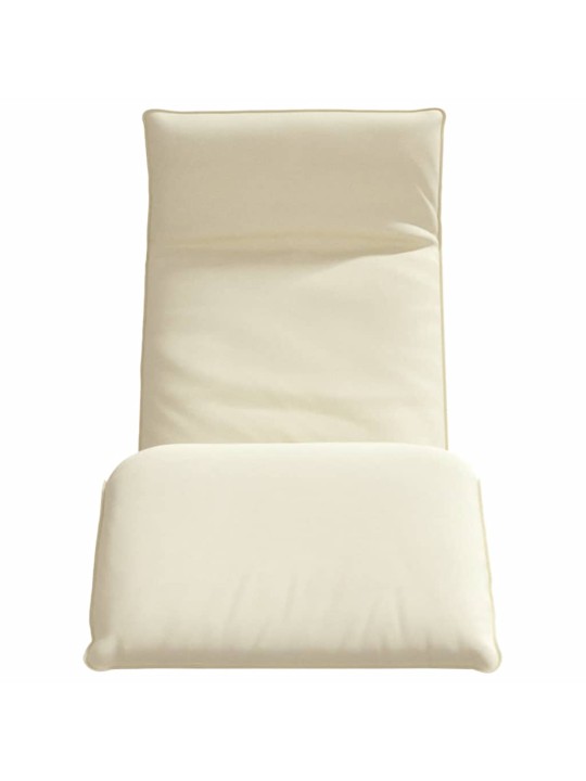 Skládací lehátko cream 175x54x8,5 cm oxfordská látka