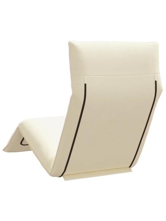 Skládací lehátko cream 175x54x8,5 cm oxfordská látka