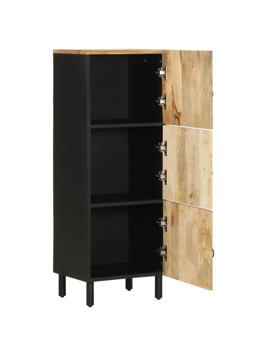 Skříň highboard 40x33,5x110 cm masivní hrubé mangovníkové dřevo