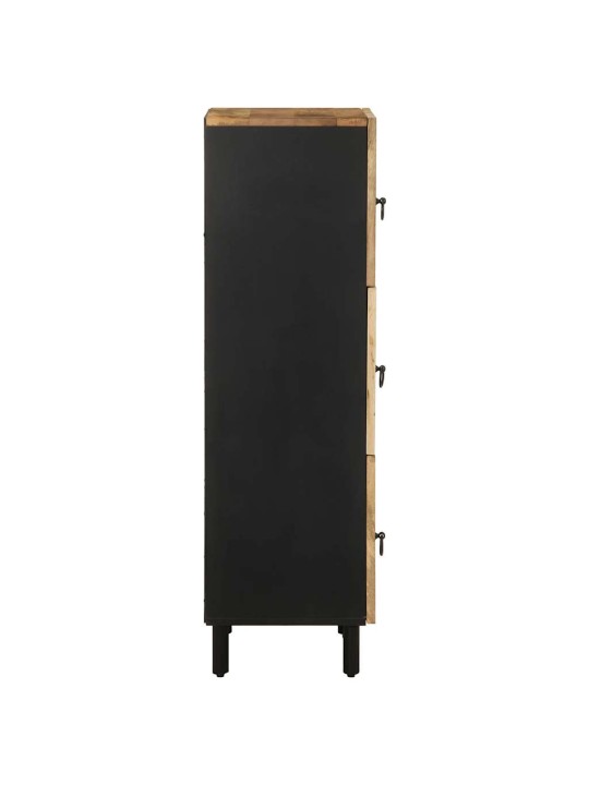 Skříň highboard 40x33,5x110 cm masivní hrubé mangovníkové dřevo