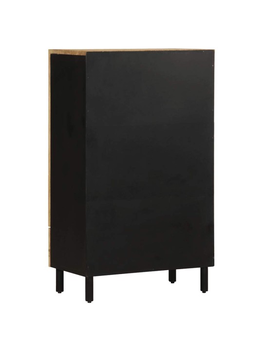 Skříň highboard 60x33,5x110 cm masivní hrubé mangovníkové dřevo