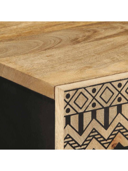 Skříň highboard 60x33,5x110 cm masivní hrubé mangovníkové dřevo